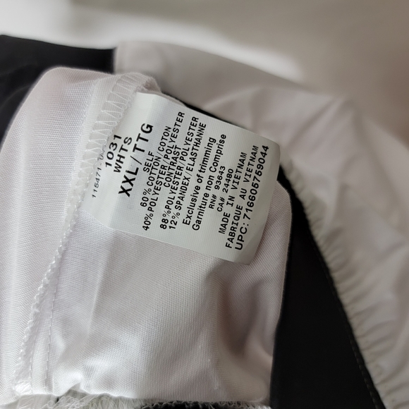 Cherokee White and BlackbCargi Pocket Pants - Picture 5 of 7